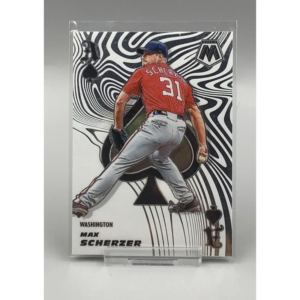 2021 panini mosaic aces max sherzer Washington